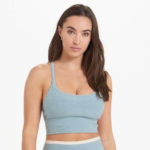 Vuori Long Line Elevation Bra - Small Shade Heather - Like New